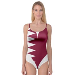 Heart-love-flag-qatar Camisole Leotard  by Bedest