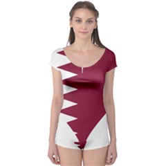 Heart-love-flag-qatar Boyleg Leotard  by Bedest