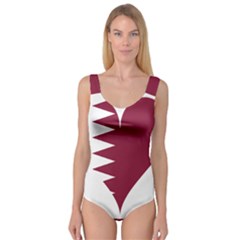 Heart-love-flag-qatar Princess Tank Leotard  by Bedest