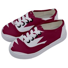 Heart-love-flag-qatar Kids  Classic Low Top Sneakers by Bedest