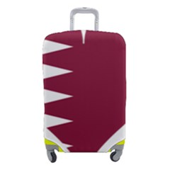 Heart-love-flag-qatar Luggage Cover (small) by Bedest