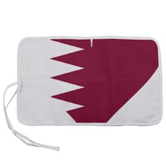 Heart-love-flag-qatar Pen Storage Case (l) by Bedest