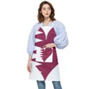 Heart-love-flag-qatar Pocket Apron View1