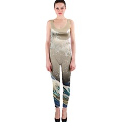 Japanese Wave One Piece Catsuit by Cowasu