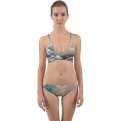 Japanese Wave Wrap Around Bikini Set by Cowasu