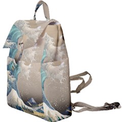 Japanese Wave Buckle Everyday Backpack by Cowasu