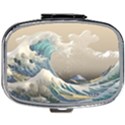 Japanese Wave Mini Square Pill Box View1