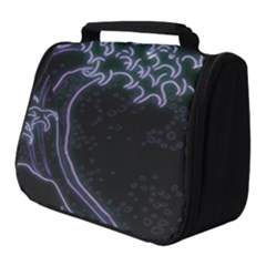 Vapor Wave Aesthetic Art Neon Asian Kanagawa Japanese Full Print Travel Pouch (small) by Cowasu