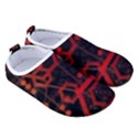 Abstract Red Geometric Kids  Sock-Style Water Shoes View3