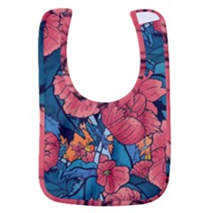 Flower Classic Japanese Art Baby Bib by Cowasu