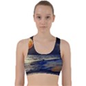 Beautiful Moon Nigh Sky Stars Back Weave Sports Bra View1