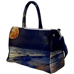 Beautiful Moon Nigh Sky Stars Duffel Travel Bag by Cowasu