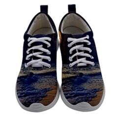 Beautiful Moon Nigh Sky Stars Women Athletic Shoes by Cowasu