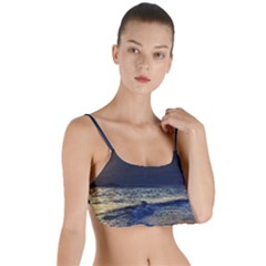 Beautiful Moon Nigh Sky Stars Layered Top Bikini Top  by Cowasu