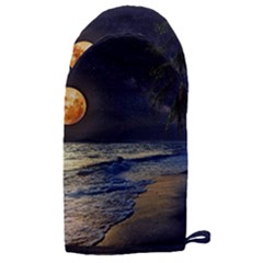 Beautiful Moon Nigh Sky Stars Microwave Oven Glove by Cowasu