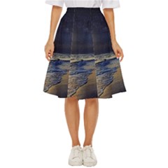 Beautiful Moon Nigh Sky Stars Classic Short Skirt by Cowasu