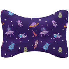 Space Seamless Pattern Seat Head Rest Cushion