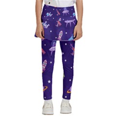 Space Seamless Pattern Kids  Skirted Pants by pakminggu