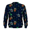 Monster Alien Pattern Seamless Background Men s Sweatshirt View2