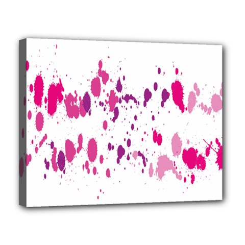 Blot-01  Canvas 14  X 11  (stretched) by nateshop