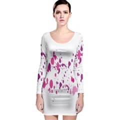 Blot-01  Long Sleeve Bodycon Dress by nateshop