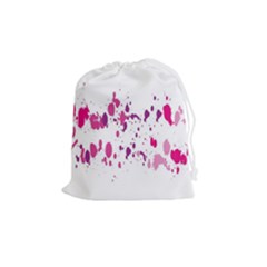 Blot-01  Drawstring Pouch (medium) by nateshop