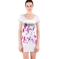 Blot-01  Short Sleeve Bodycon Dress by nateshop