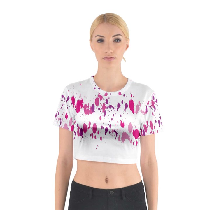 Blot-01  Cotton Crop Top