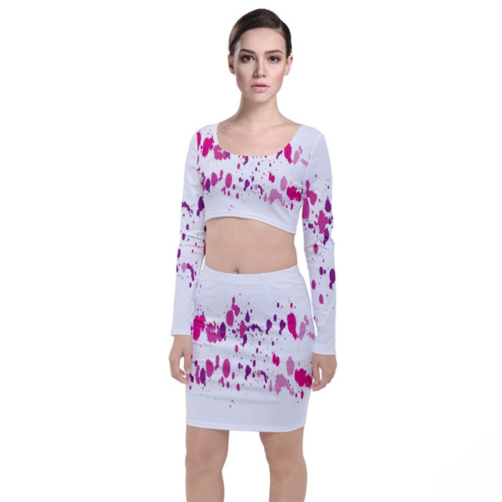 Blot-01  Top and Skirt Sets