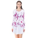 Blot-01  Long Sleeve V-neck Flare Dress View1