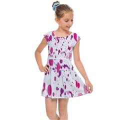 Blot-01  Kids  Cap Sleeve Dress by nateshop