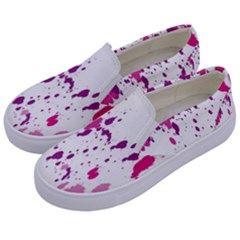 Blot-01  Kids  Canvas Slip Ons