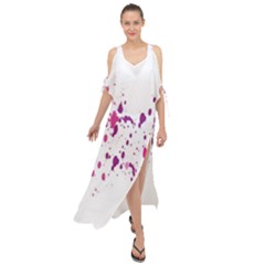 Blot-01  Maxi Chiffon Cover Up Dress by nateshop