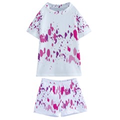 Blot-01  Kids  Swim T-shirt And Shorts Set