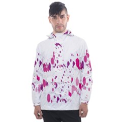 Blot-01  Men s Front Pocket Pullover Windbreaker by nateshop