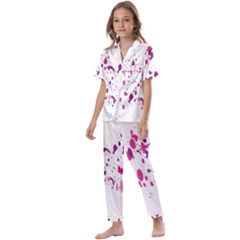 Blot-01  Kids  Satin Short Sleeve Pajamas Set by nateshop