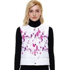 Blot-01  Women s Button Up Puffer Vest by nateshop