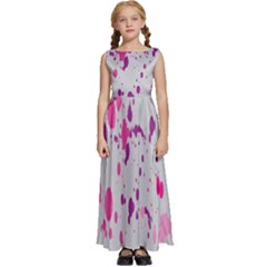 Blot-02 Kids  Satin Sleeveless Maxi Dress by nateshop