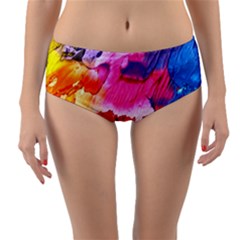 Colorful-100 Reversible Mid-waist Bikini Bottoms by nateshop