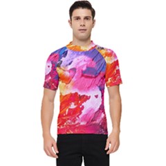 Colorful-100 Men s Short Sleeve Rash Guard by nateshop