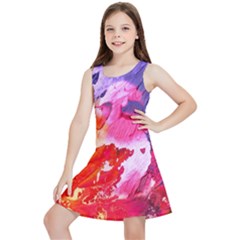 Colorful-100 Kids  Lightweight Sleeveless Dress by nateshop