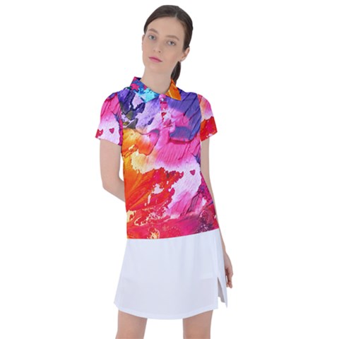 Colorful-100 Women s Polo T-shirt by nateshop