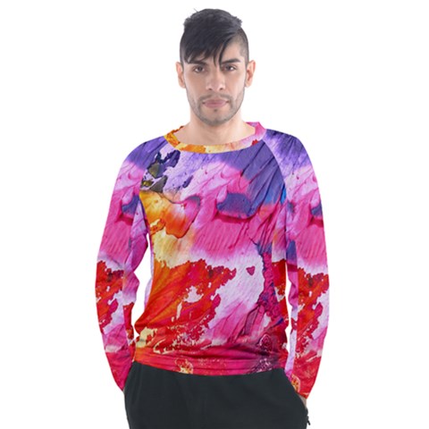 Colorful-100 Men s Long Sleeve Raglan T-shirt by nateshop