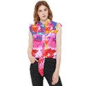 Colorful-100 Frill Detail Shirt View1