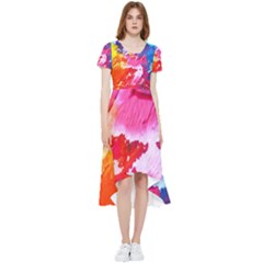 Colorful-100 High Low Boho Dress by nateshop