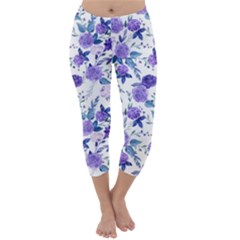 Violet-01 Capri Winter Leggings 