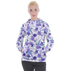 Violet-01 Women s Hooded Pullover by nateshop