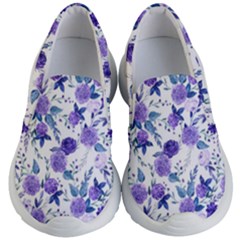 Violet-01 Kids Lightweight Slip Ons by nateshop