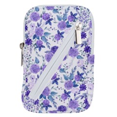 Violet-01 Belt Pouch Bag (large) by nateshop