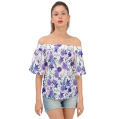 Violet-01 Off Shoulder Short Sleeve Top by nateshop